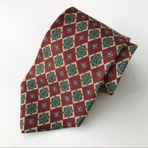 Vintage {Tommy Hilfiger} Maroon silk neck tie